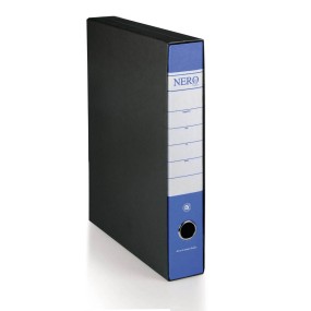 Raccoglitore Nero& Dorso 5 Protocollo Mignon Blu Scuro