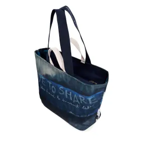 Borsa morbida da spiaggia Anekke Hollywood Blu