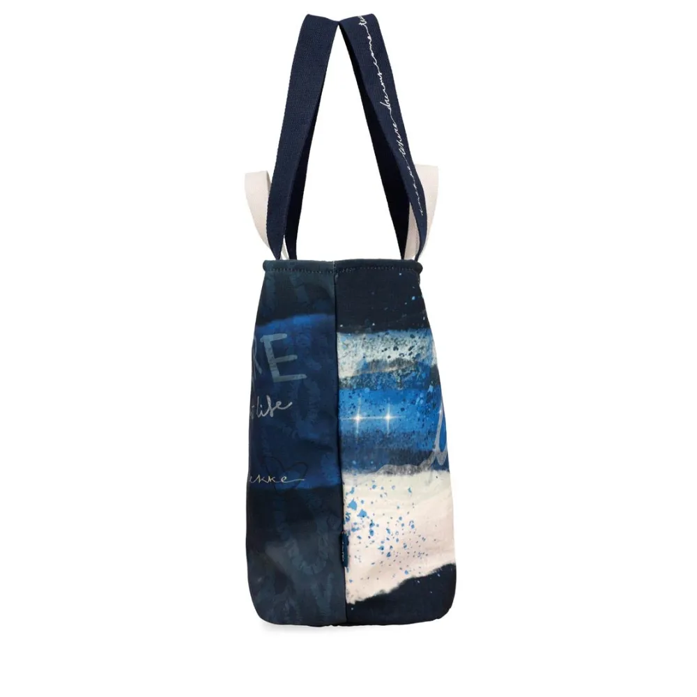 Borsa morbida da spiaggia Anekke Hollywood Blu