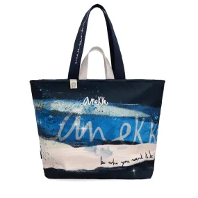 Borsa morbida da spiaggia Anekke Hollywood Blu