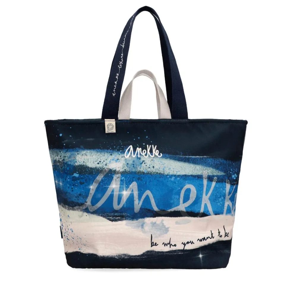 Borsa morbida da spiaggia Anekke Hollywood Blu