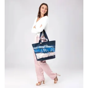 Borsa morbida da spiaggia Anekke Hollywood Blu