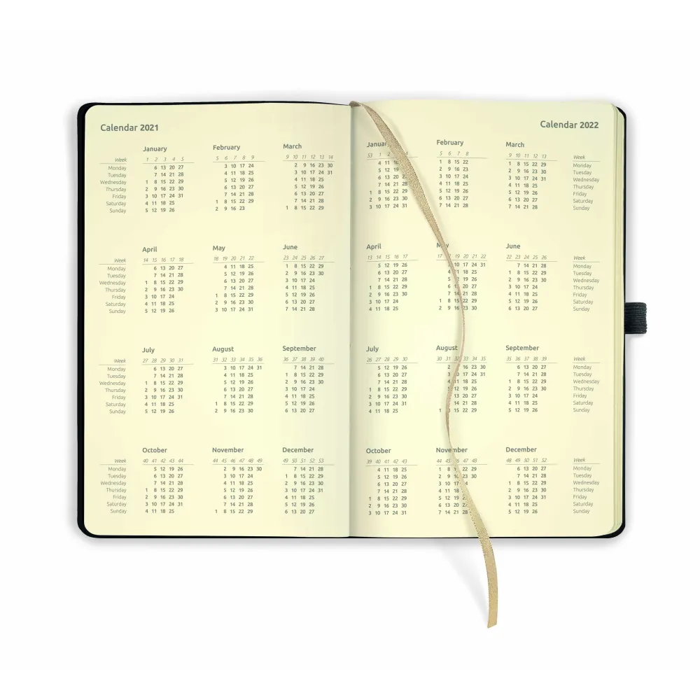 Agenda Giornaliera Piccola Castelli Gold Obelisk