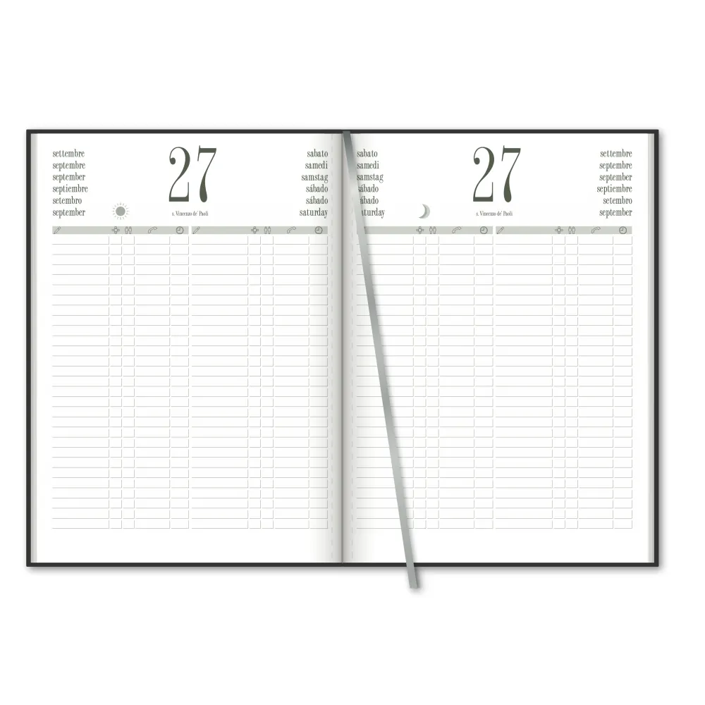 Agenda Ristorante Giornaliera Cangini Filippi Maiori Blu