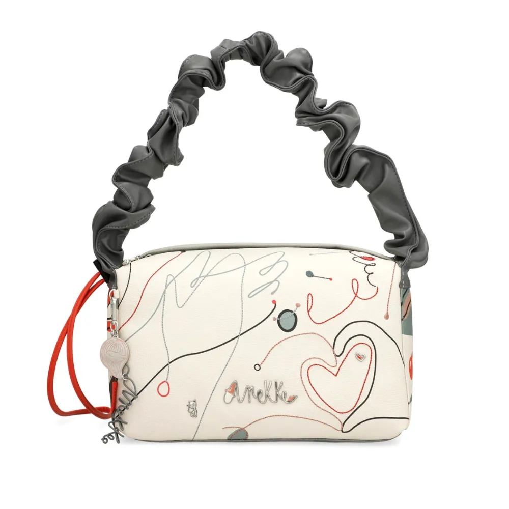 Borsa A Spalla Increspata Anekke Alma