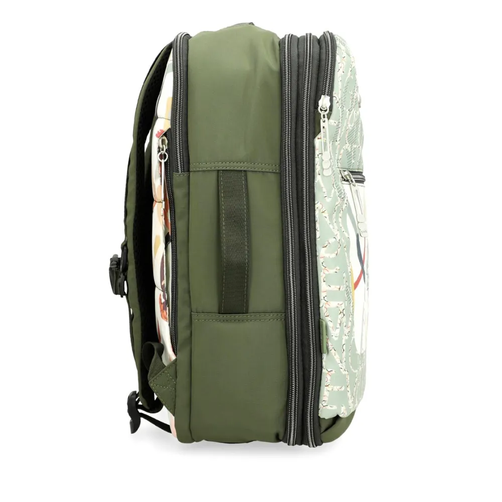 Zaino Da Viaggio Anekke Smart Ampio Verde