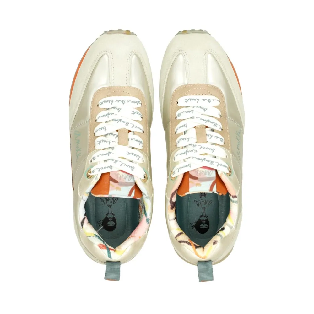 Scarpe Sneakers 37 Anekke Smart Beige