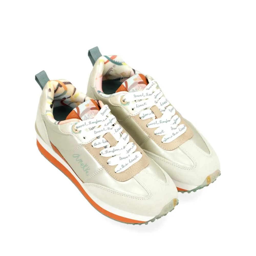 Scarpe Sneakers 39 Anekke Smart Beige