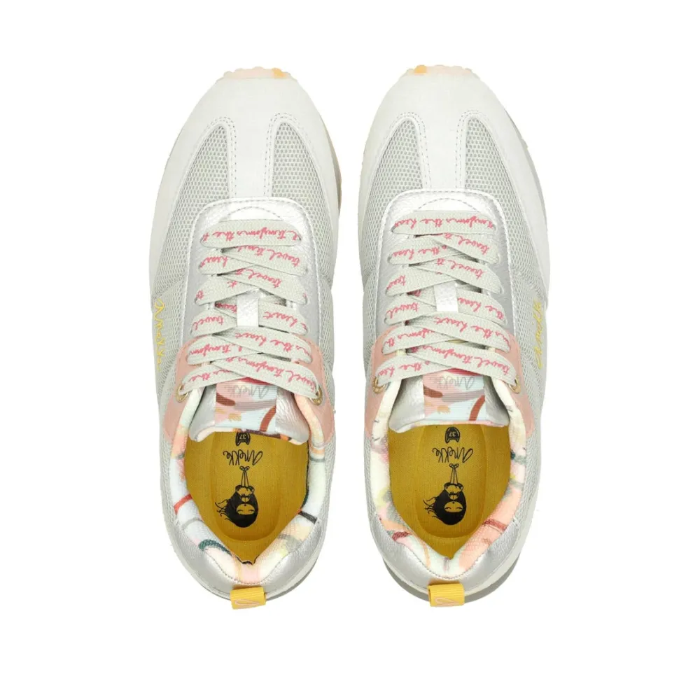 Scarpe Sneakers 37 Anekke Smart Argento