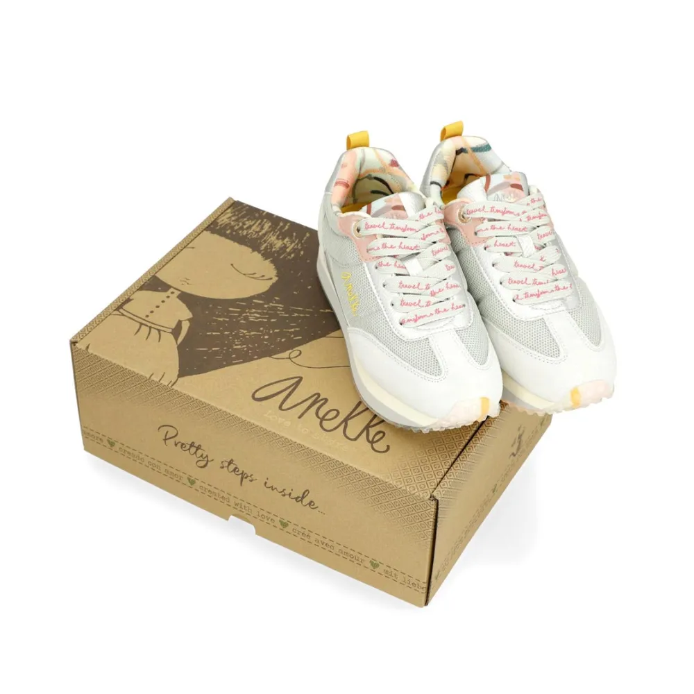 Scarpe Sneakers 38 Anekke Smart Argento