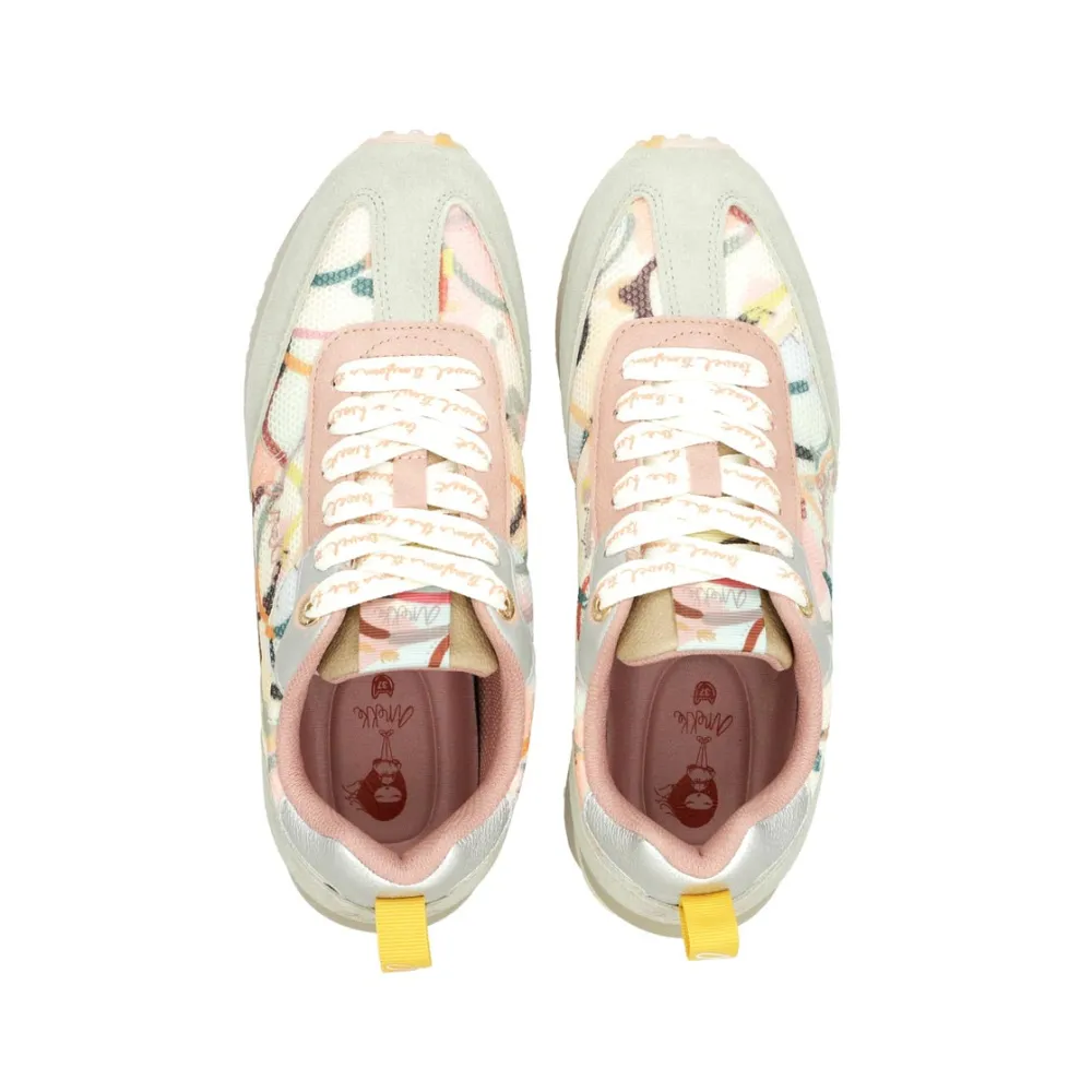 Scarpe Sneakers 36 Anekke Smart Rosa