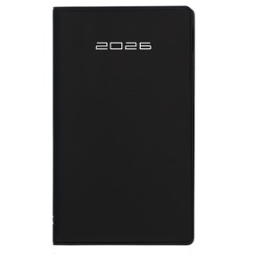 Agenda Mensile PVC Alpha Nero Cangini Filippi