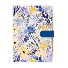 Agenda Giornaliera Cangini Filippi Fiori Blu