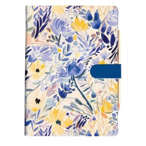 Agenda Giornaliera Cangini Filippi Fiori Blu