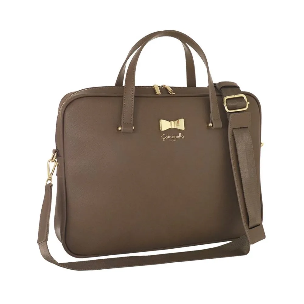 Borsa Porta PC Camomilla Nice Office Tortora