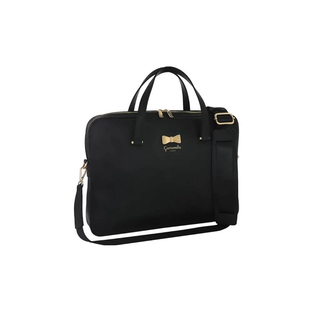 Borsa Porta PC Camomilla Nice Office Nero