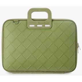 Valigetta Porta PC Intrecciato 15,6" Bombata Verde Menta