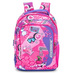 Zaino Organizzato Comix Wave Pins Girl
