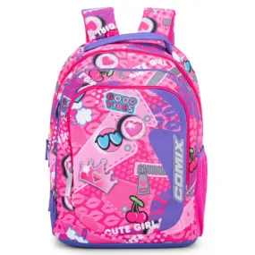 Zaino Organizzato Comix Wave Pins Girl