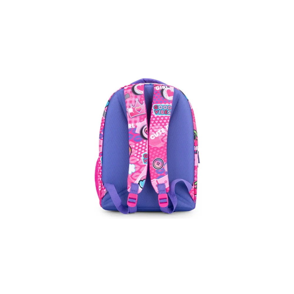 Zaino Organizzato Comix Wave Pins Girl