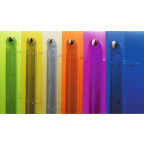 Raccoglitore 4 Anelli 30mm PPL Flessibile A5 Colorato