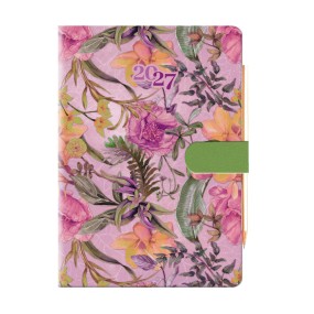 Agenda Giornaliera Cangini Filippi Fiori Rosa