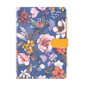 Agenda Giornaliera Cangini Filippi Fiori Blu