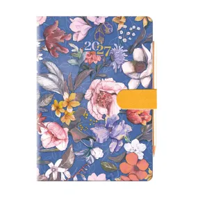 Agenda Giornaliera Cangini Filippi Fiori Blu