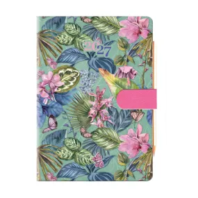 Agenda Giornaliera Cangini Filippi Fiori Verde Acqua