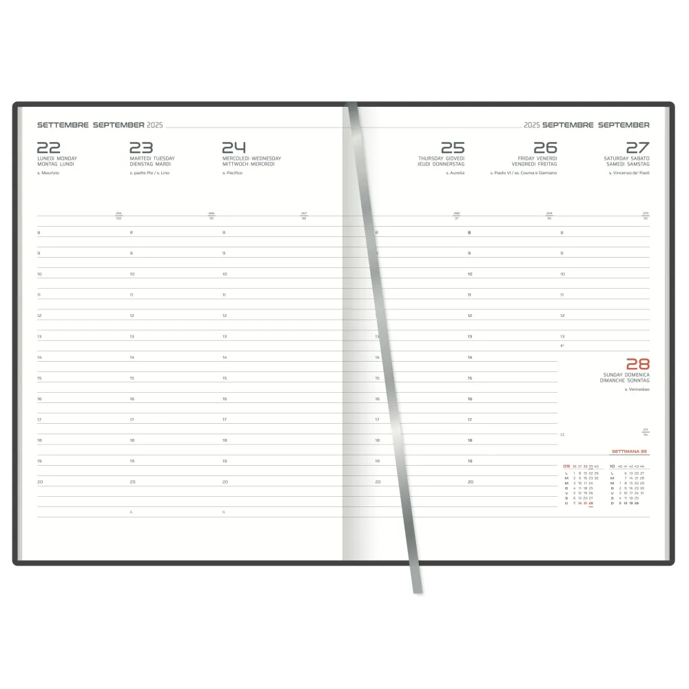 Agenda Settimanale Cangini Filippi Cortina Blu