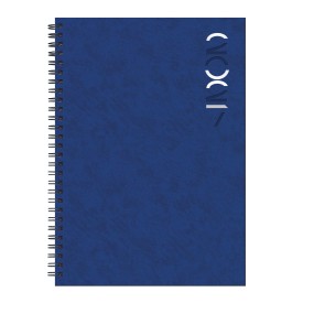 Agenda Settimanale Spiralata Cangini Filippi Marmora Blu