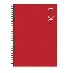 Agenda Settimanale Spiralata Cangini Filippi Marmora Rossa