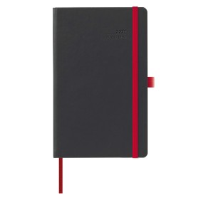 Agenda Settimanale Cangini Filippi Black Color Rossa