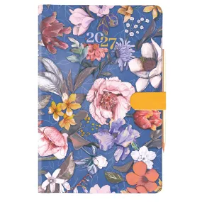 Agenda Giornaliera Cangini Filippi Fiori Blu